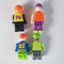 Lego minifigure bundle inc bikes skateboards Image 9