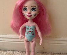 Enchantimals Huggable Cuties Bree Bunny Doll  Figure Large Approx. 31 cm. Used Please see photos