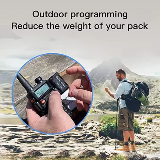 Ham Radio High Power Long Range Two-way Radio with 4pcs Battery and TD-771 Antenna,USB Charging Dual Band 2 way Radio Rechargeable Walkie Talkie with Earpiece for Survival Gear,2