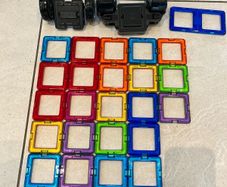 Magformers 2 sets combined. 45 pieces in total , excellent condition.