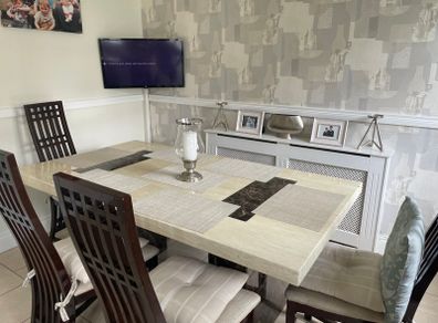Table and chairs