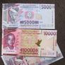 Guinea,West Africa.Lot of three Uncirculated Banknotes. Image 2