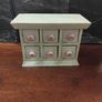 Small Set of drawers wood and ceramic Image 5