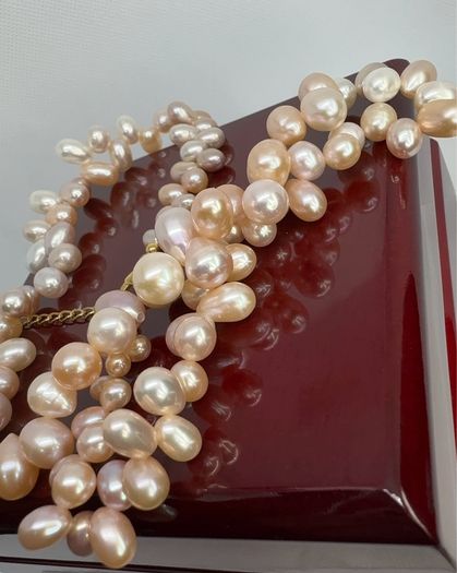 Perl Tucson Finds - Natural AAA Multi-Color Freshwater Pearl Necklace