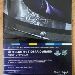 2011 Dublin v Tipperary - All-Ireland Hurling Semi Final Programme