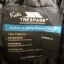 TRESPASS  waterproof    age 3/4   black Image 3