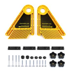 Multi-purpose Feather Loc Board Set Woodworking Engraving Machine Double Featherboards Miter Gauge Slot Woodwork DIY Tools
