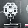 Pair of round spider Led headlights 12/24v Image 4