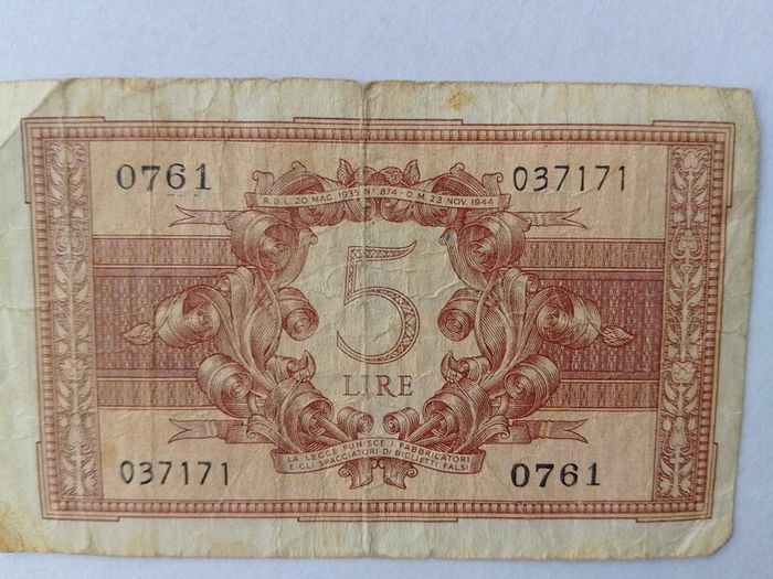 Italian Banknote