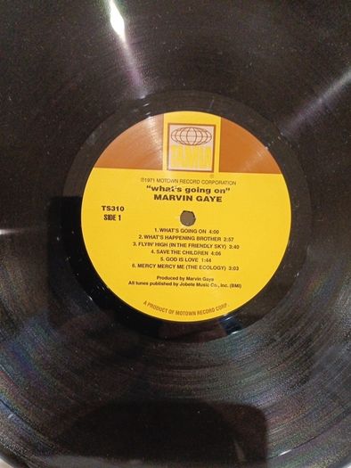 Marvin Gaye Whats Going On LP vinyl 1971