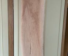 Faux fur light cream wrap scarf
