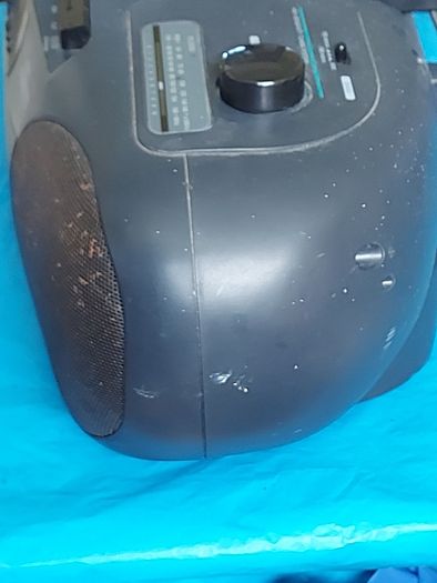 Philips AZ8349 Boombox Stereo Radio Twin Tape Decks CD Player Ghetto Blaster, in very good condition