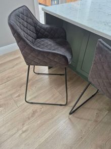 Charcoal diamomd counter stools