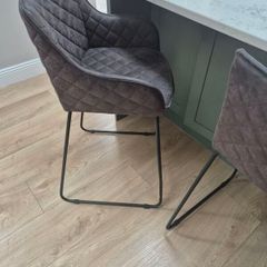 Charcoal diamomd counter stools