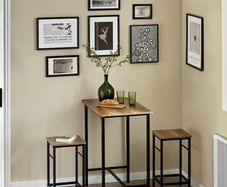 Bar table and 2 stools  3 pc set  dining table two stools FREE DELIVERY