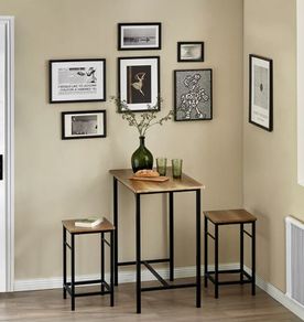 Bar table and 2 stools  3 pc set  dining table two stools FREE DELIVERY