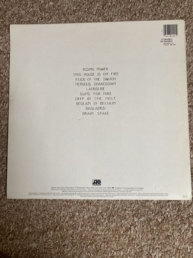 AC/DC "Flick of the Switch" vinyl