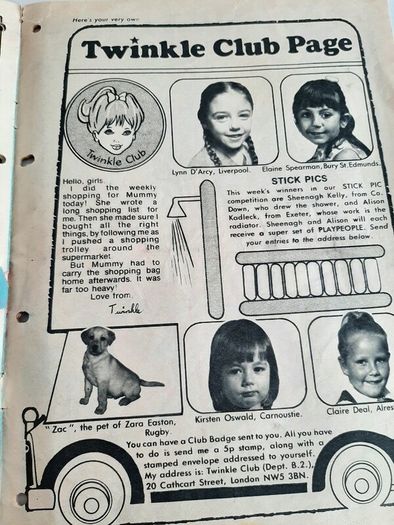 vintage Twinkle comic 47yrs old