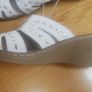 Ladies mules. UK 8/EUR 42.Leather.White.New Image 4