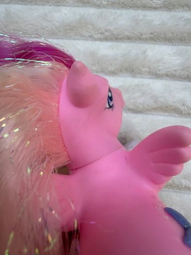 My Little Pony G3 Hidden Treasure Pegasus Pink Glitter Jewel 2004 Dirty Used Please see photos