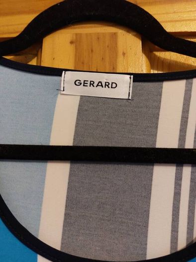 Gerard navy and blue strip ladies top (free postage)