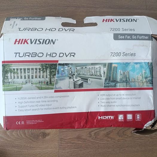 Hikvision Ds-7216huhi K2 Turbohd Dvr  Black 2 Tb