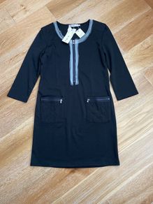 Brand New Ladies Black Dress Euro 44, Size 16 Large
