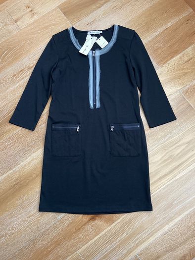Brand New Ladies Black Dress Euro 44, Size 16 Large