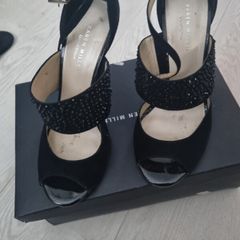 Karen Millen Black Evening High Heels