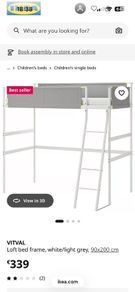 Loft bed Nearly new