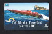 2000 Gibraltar 50 unit The Gibraltar Powerboat Festival 2000 24th-30th September 2000 (Siemens - S5 (Module 33)) Phonecard