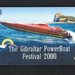 2000 Gibraltar 50 unit The Gibraltar Powerboat Festival 2000 24th-30th September 2000 (Siemens - S5 (Module 33)) Phonecard