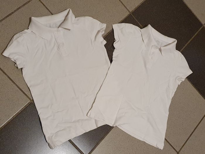 Age: 8 Years - 2 White Collar Tees - Presentation School Uniform