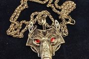 Vikings Pendant Wolf Head