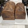 pair of wooden boxes Image 2