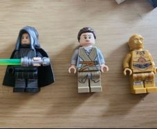 Lego Star Wars Luke, Rey & C3PO Minifigures