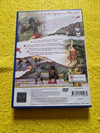 Red Ninja end honour  PlayStation 2 ps2 games Original