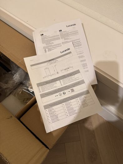 Nordic LED Ceiling Light Fixture (brand new in box)