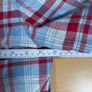 Levis Strauss Shirt Mens XXL Blue Red Plaid Western Top - Pearl Snap - White Tag Image 5