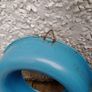 vintage blue enamel tins, Bundt tin, Glud and Marstrand Image 2