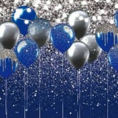 Last available balloon backdrop 5ftx7ft