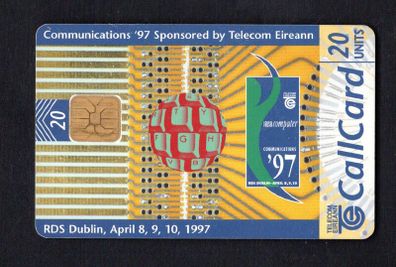 1997 Ireland 20 unit Communications 1997 expedition which took place in the RDS (ODS2) Call Card Used