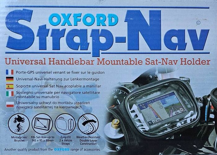 Oxford Strap-Nav - phone/sat-nav holder for motorbikes/bikes
