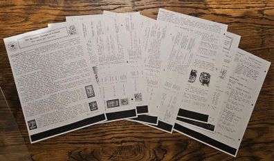 The Revenue Stamps of Ireland 1967 July Printout Eire Philatelic Association