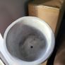 Concrete ceramic decorative pot with face 16cm NEW Image 4