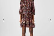 BNWT - Whistles meadow print flippy dress UK 14