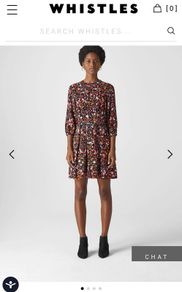 BNWT - Whistles meadow print flippy dress UK 14