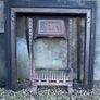 Wooden fireplace surround with carved details Image 5