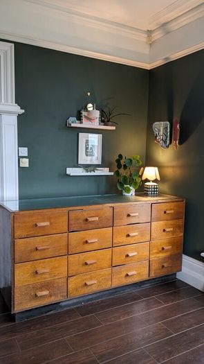 Stunning oak Shopkeeper Haberdashery cabinet,