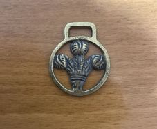 Antique horse bridle brass